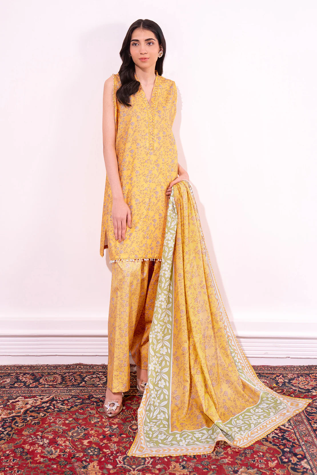 Printed - 3 Pc Lawn Suit (Lawn Dupatta)
