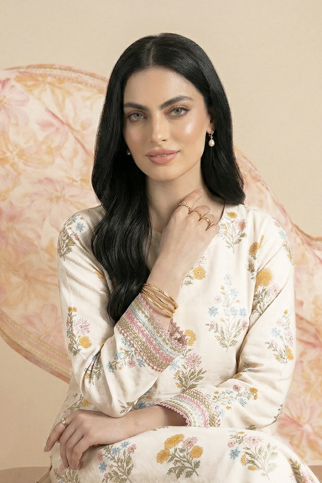 Embroidered - 2 Pc Lawn Suit (Shirt & Dupatta) - Image 5