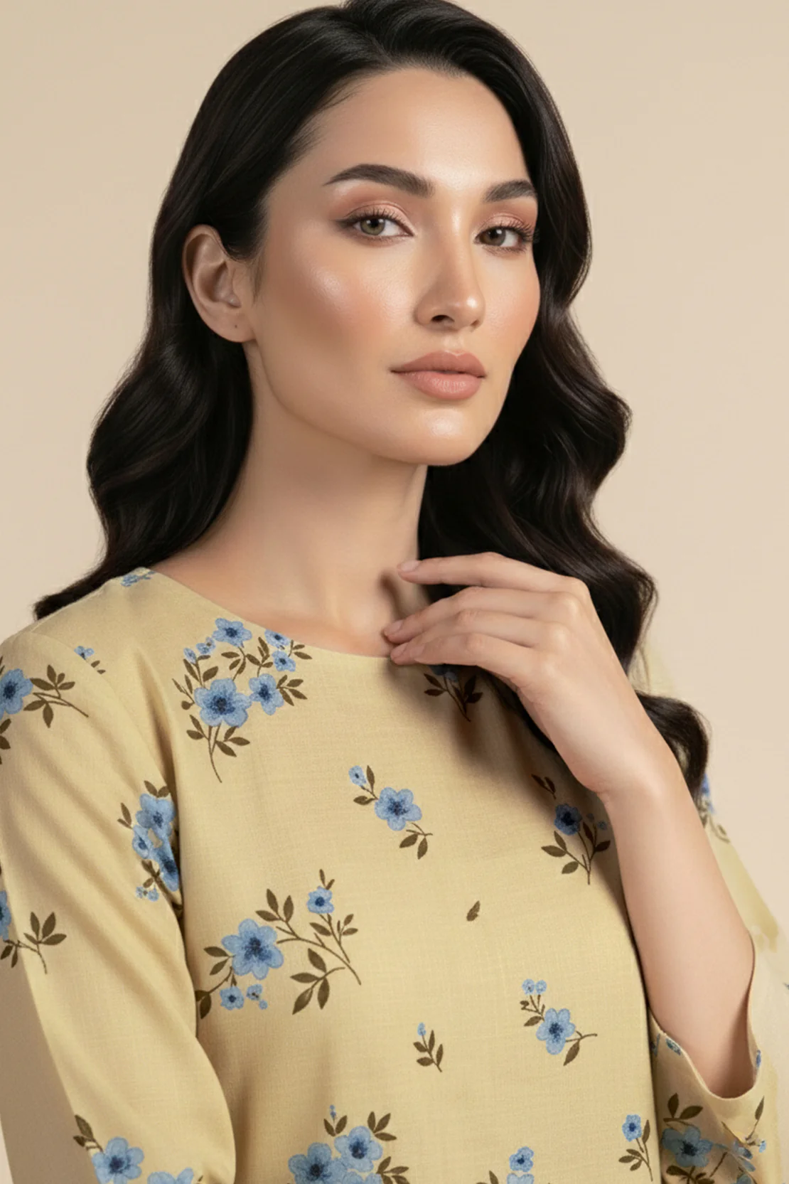 Embroidered - 2 Pc Lawn Suit - Image 2