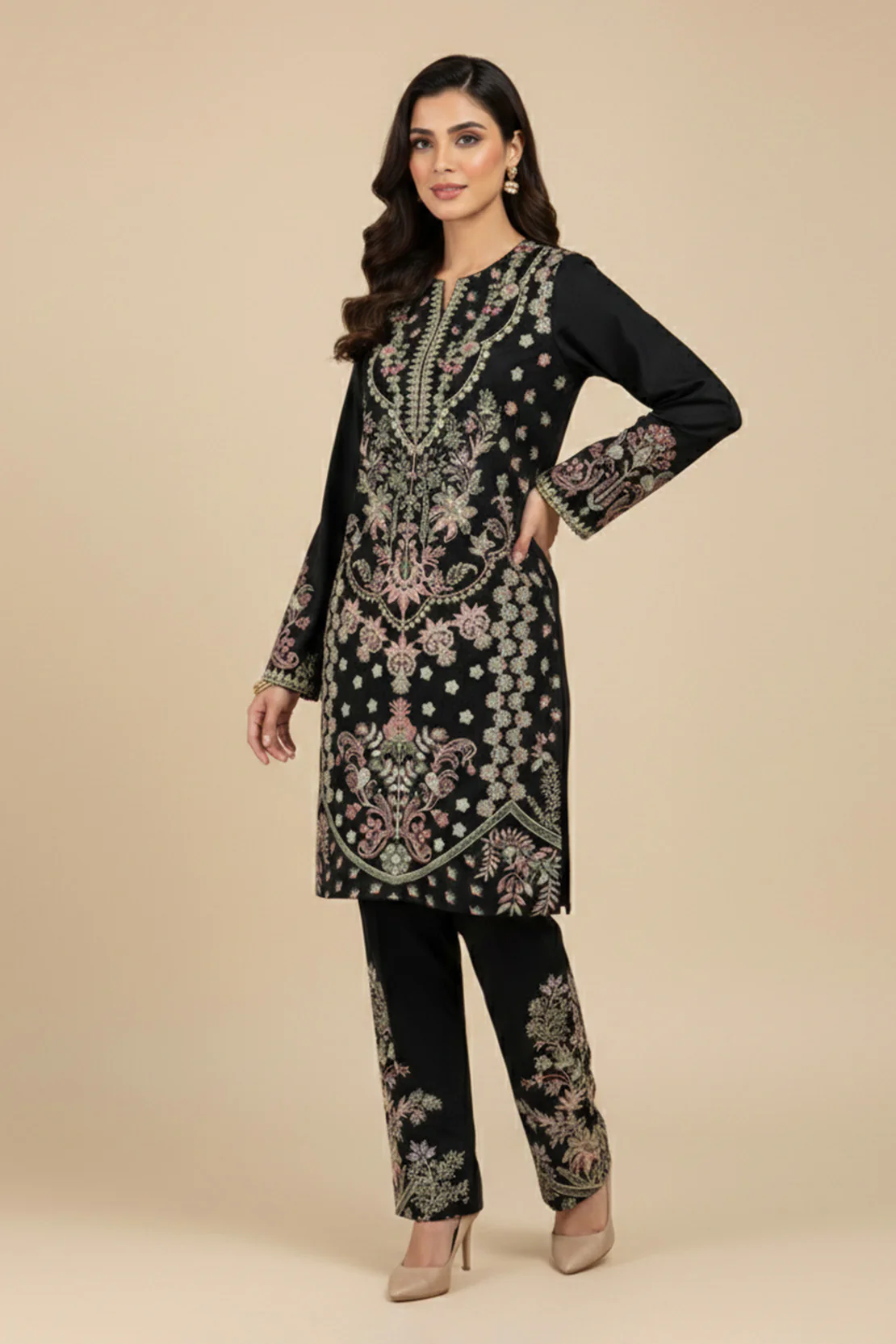 Printed - 2 Pc Lawn Suit (Shirt & Trouser) - Image 5