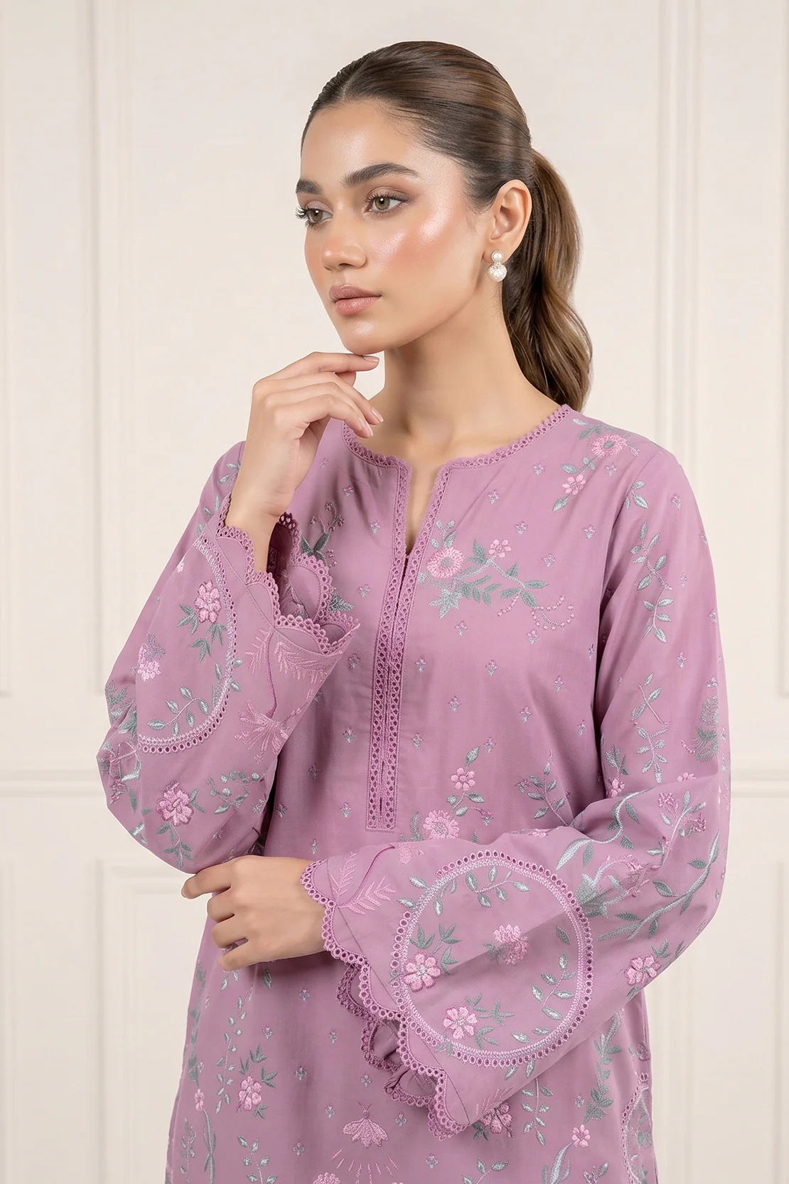 Printed - 2 Pc Lawn Suit (Shirt & Trouser) - Image 4