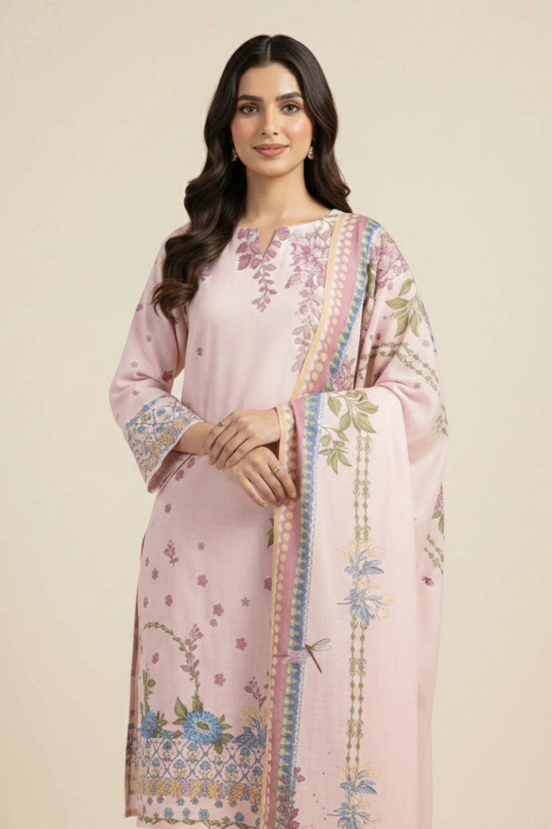 Printed - 3 Pc Lawn Suit - Image 2