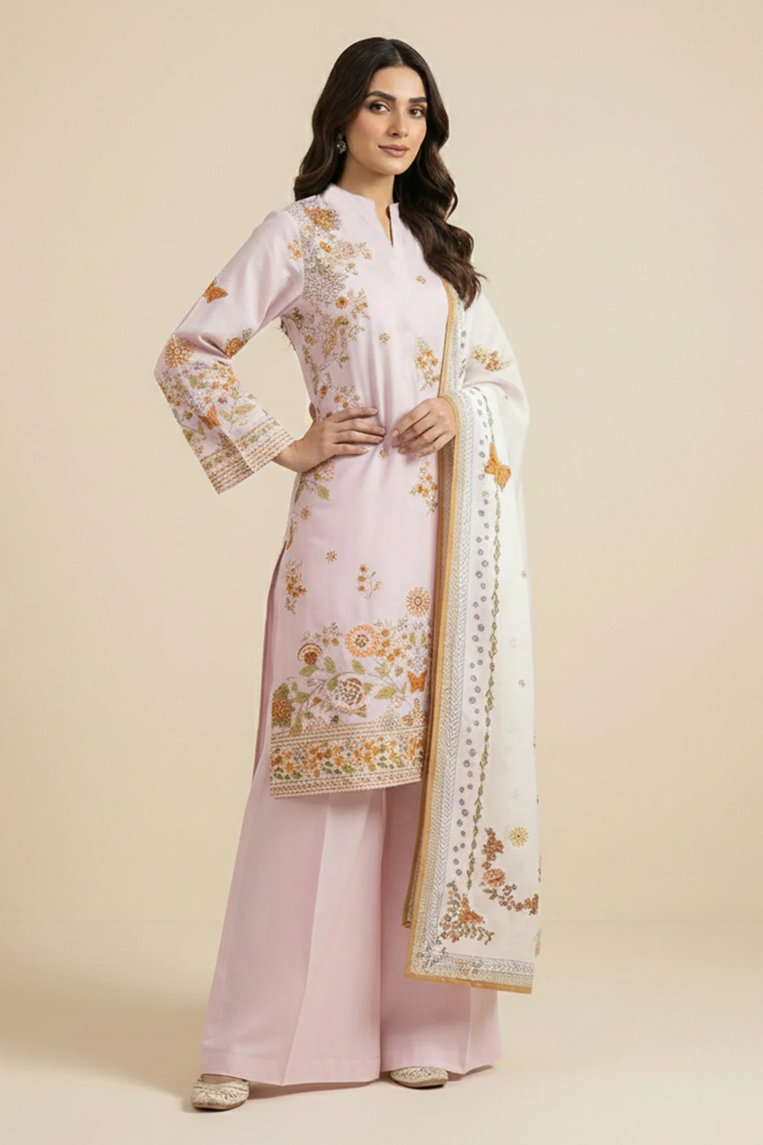 Printed - 3 Pc Lawn Suit - Image 5