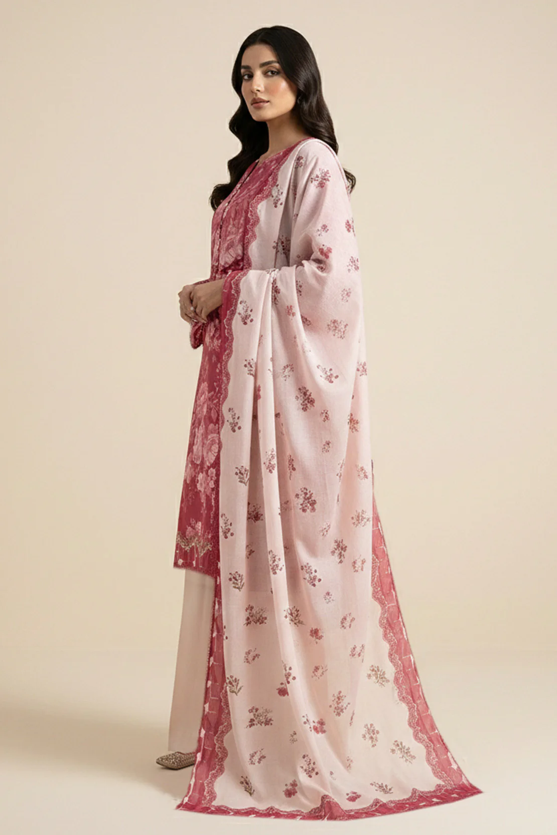 Printed - 3 Pc Lawn Suit - Image 5