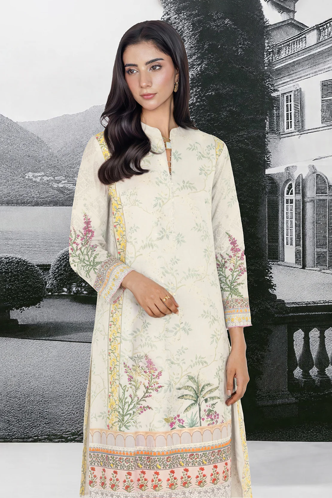 Printed - 2 Pc Lawn Suit - Image 4