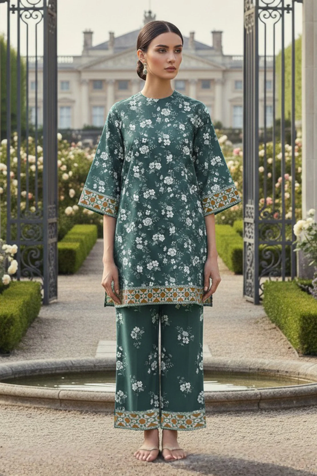 Printed - 2 Pc Lawn Suit - Image 3