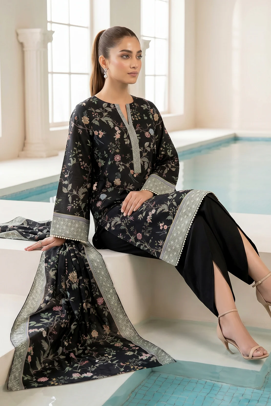 Printed - 2 Pc Lawn Suit - Image 3