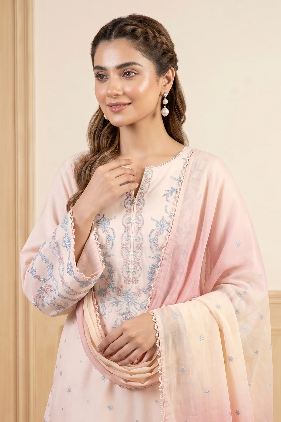 Printed - 3 Pc Lawn Suit - Image 2