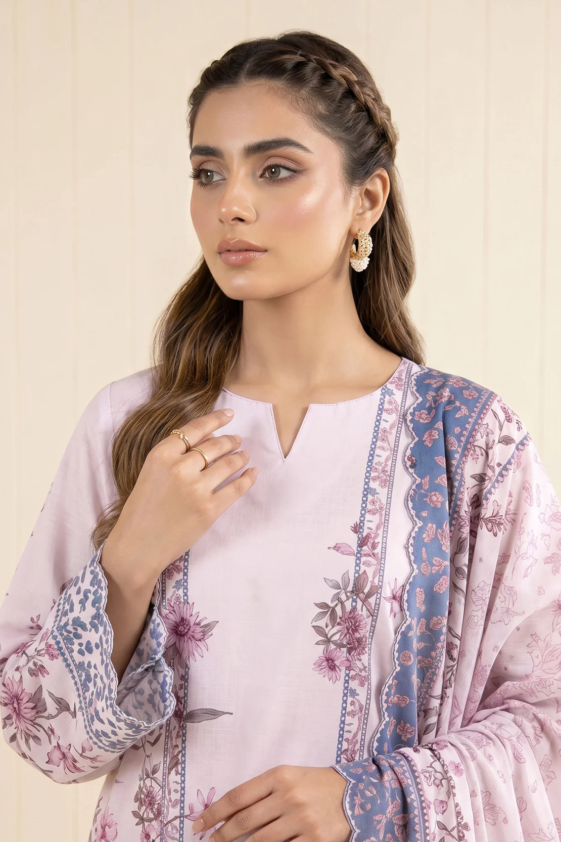 Printed - 3 Pc Lawn Suit - Image 2
