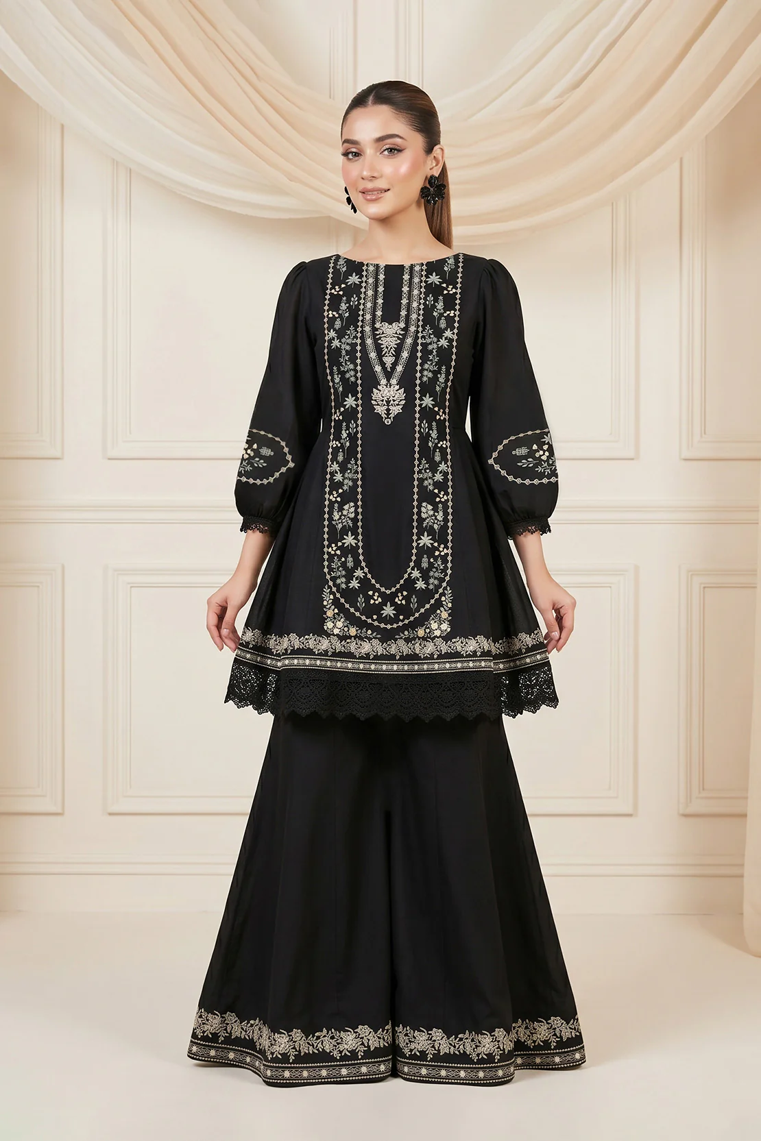Embroidered - 2 Pc Lawn Suit