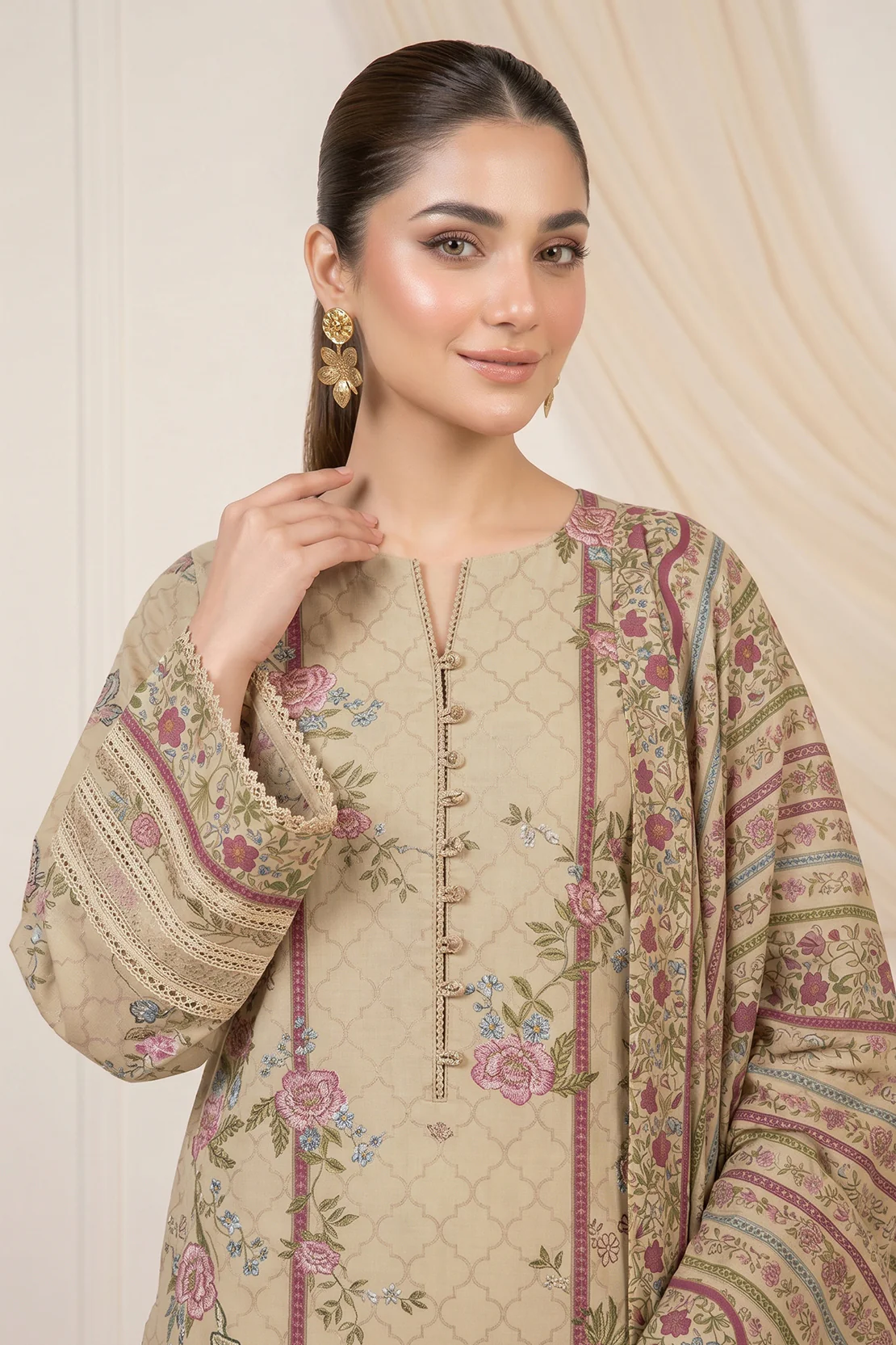 Printed - 2 Pc Lawn Suit - Image 3
