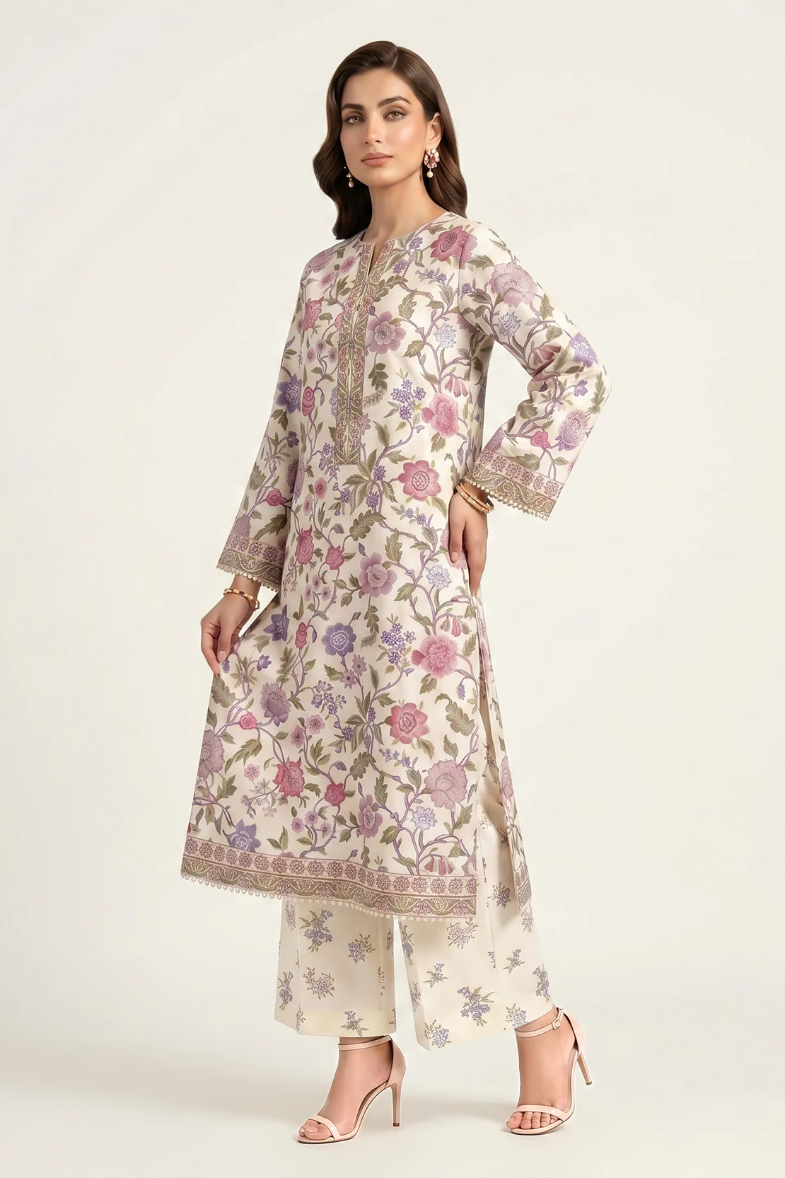 Printed - 2 Pc Lawn Suit - Image 4
