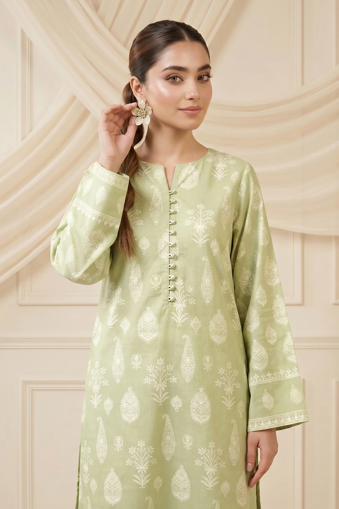 Printed - 2 Pc Lawn Suit - Image 4