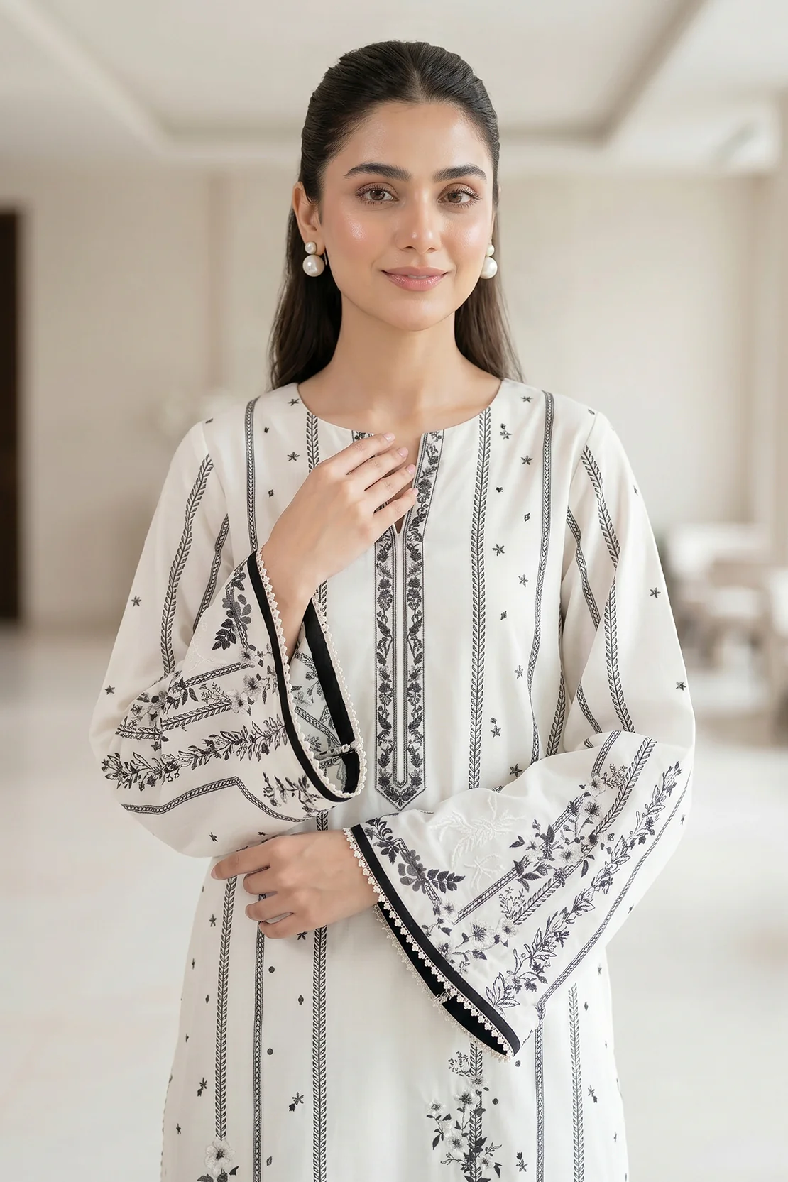Printed - 2 Pc Lawn Suit - Image 2