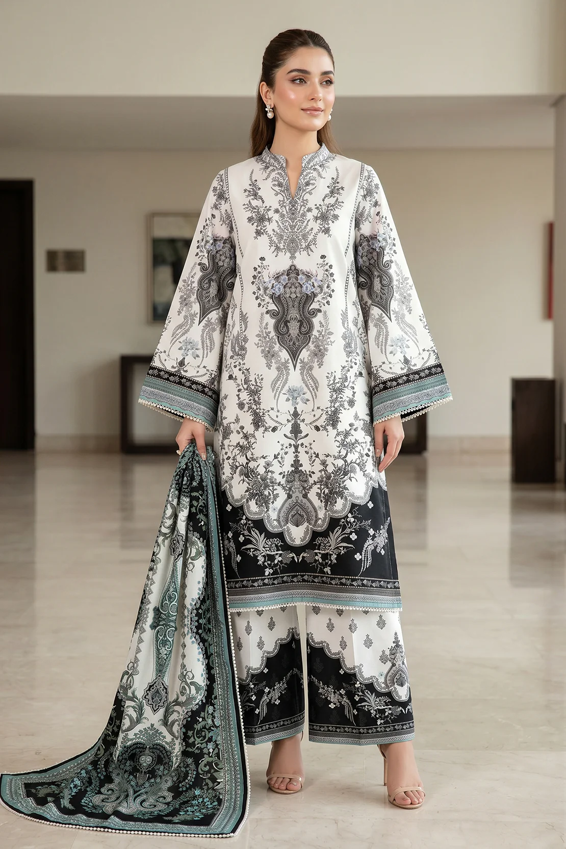 Printed - 3 Pc Lawn Suit