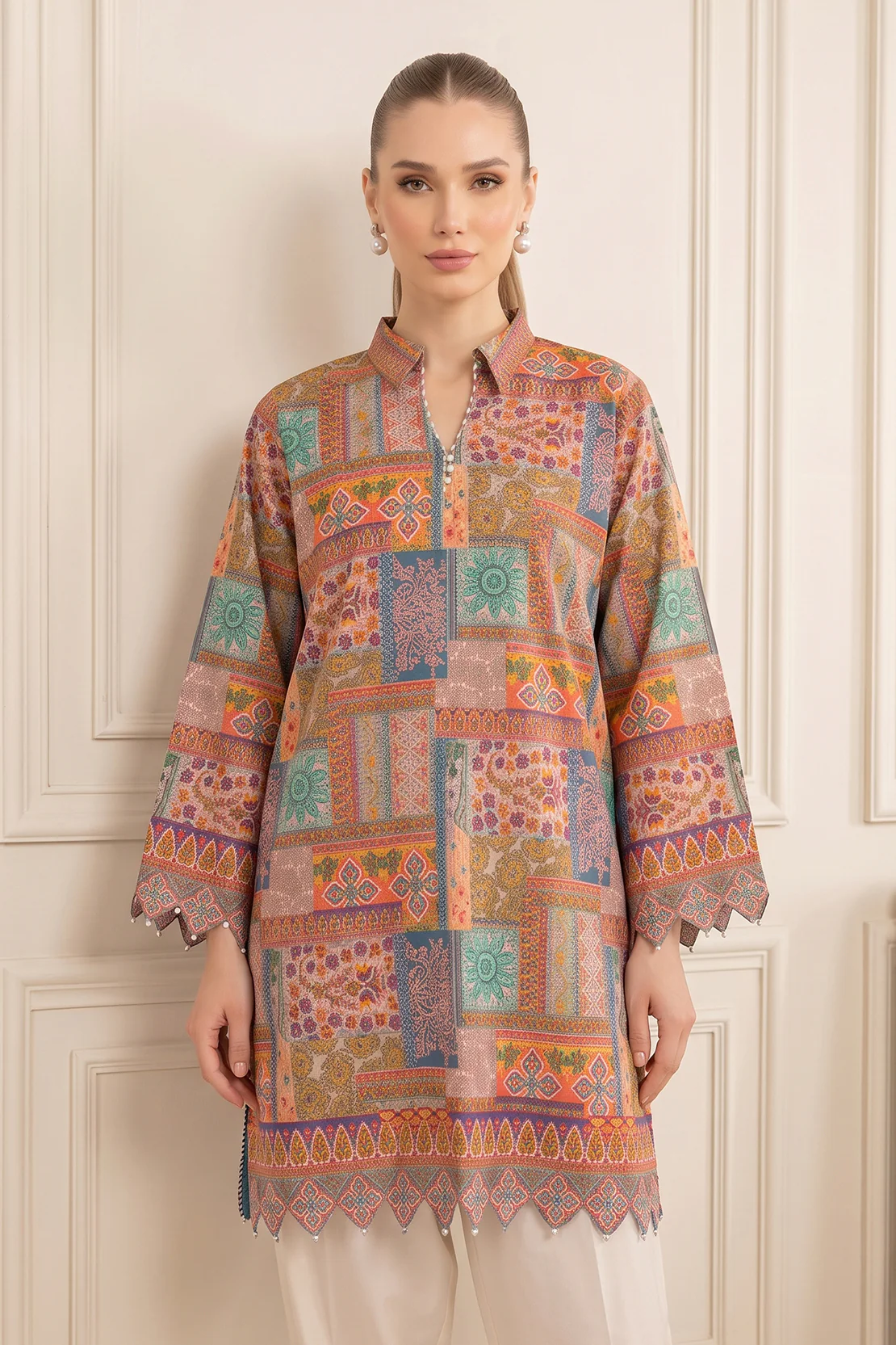 Printed - 2 Pc Lawn Suit - Image 3