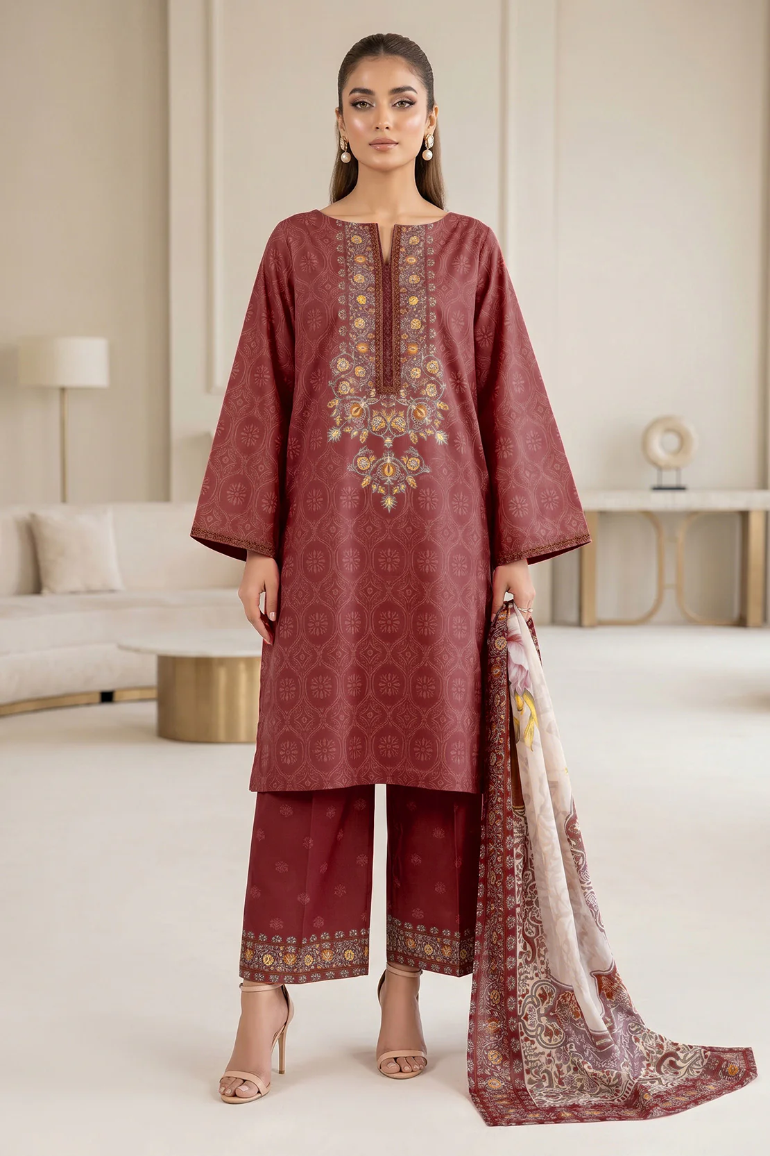 Printed - 3 Pc Lawn Suit