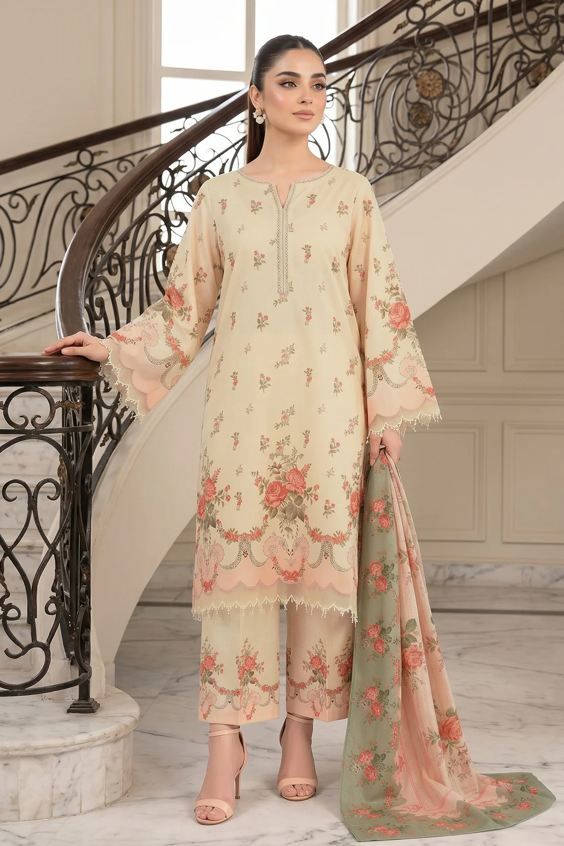 Printed - 3 Pc Lawn Suit