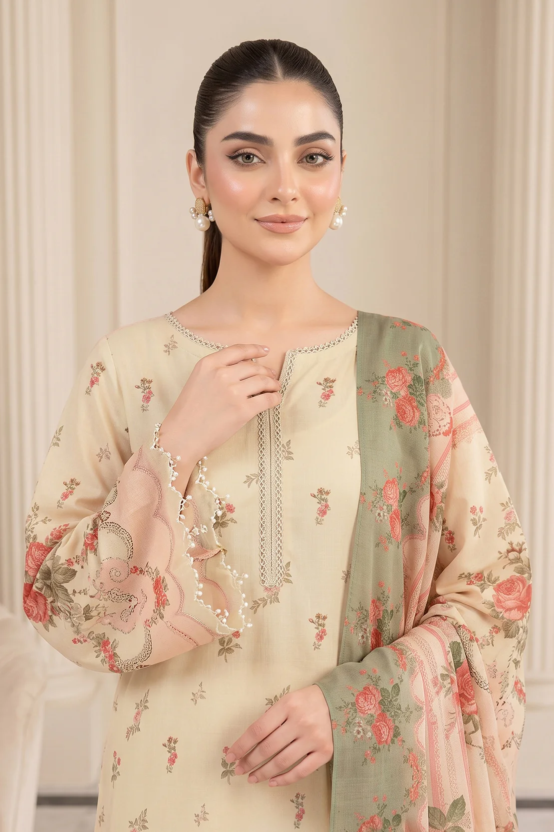 Printed - 3 Pc Lawn Suit - Image 3