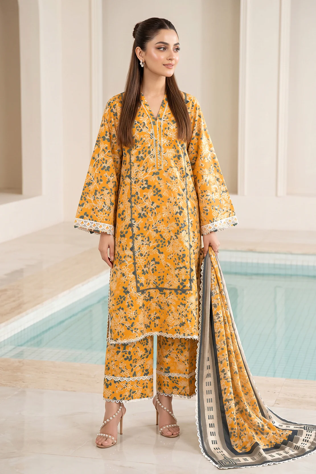 Printed - 3 Pc Lawn Suit
