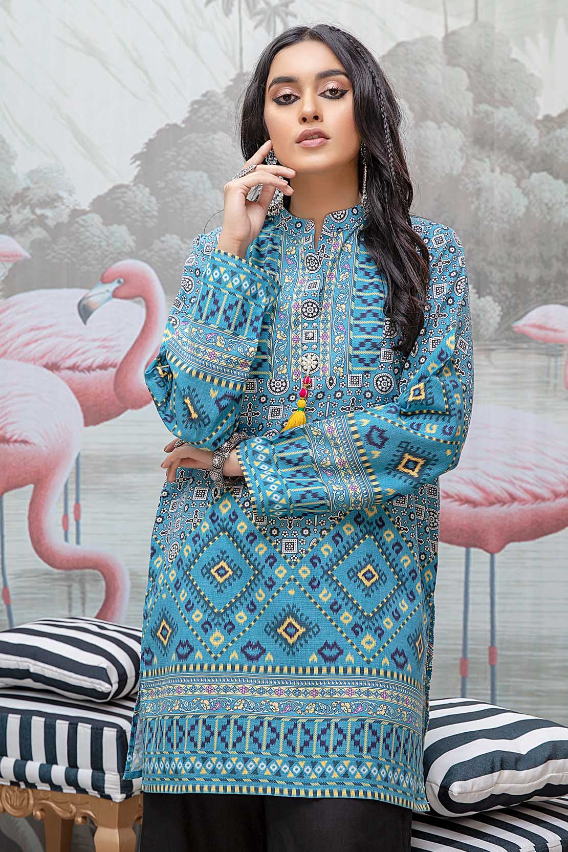Printed Fusion Kurti - Image 4