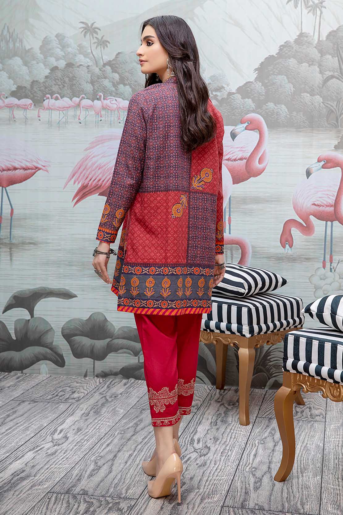 Printed Fusion Kurti - Image 2