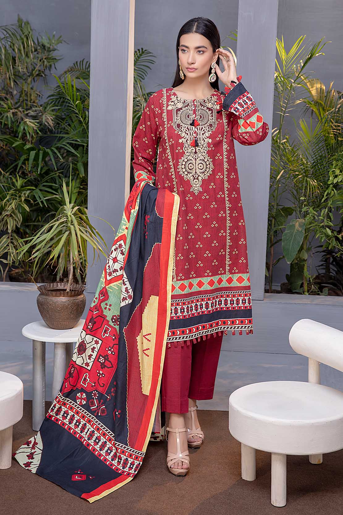 Shirt Trouser Dupatta - Image 3