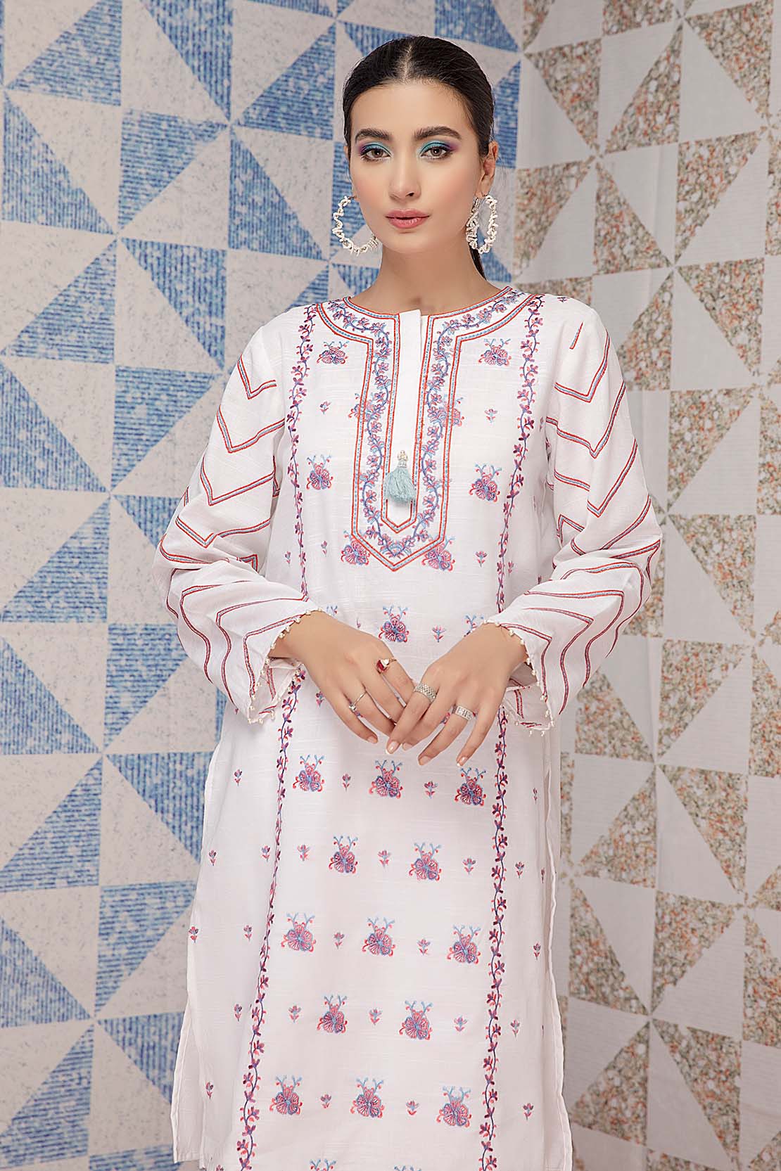 Solid Embroidered Shirt - Image 4