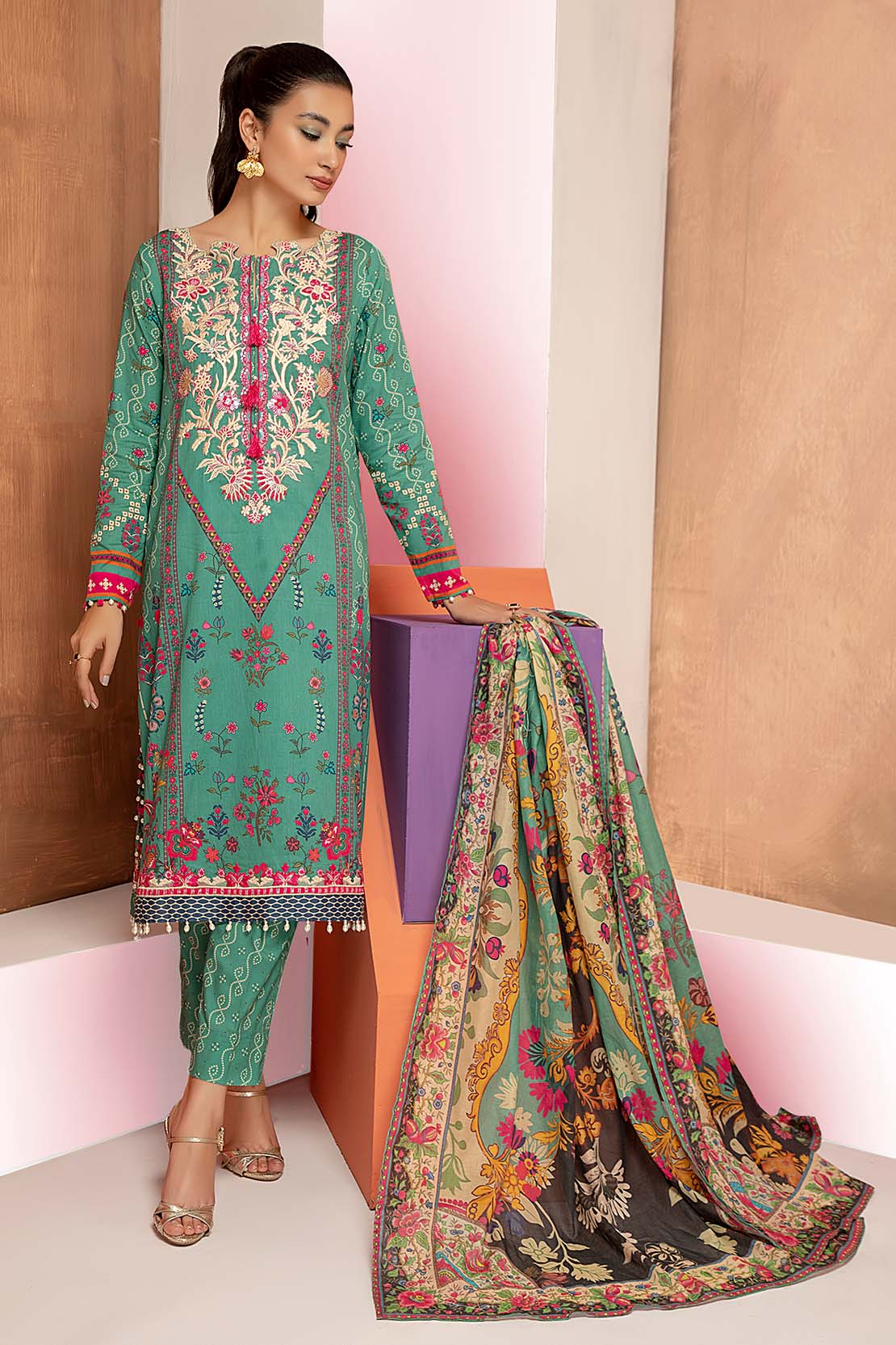 Shirt Trouser Dupatta - Image 2