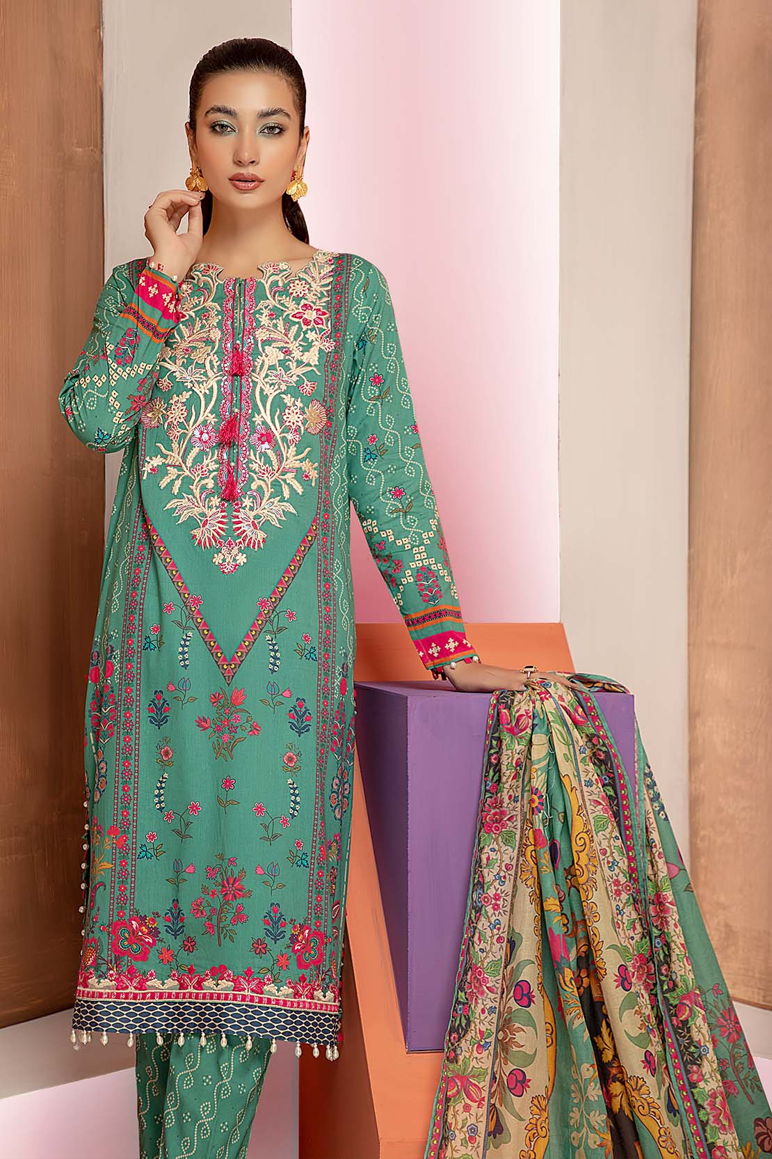 Shirt Trouser Dupatta - Image 4