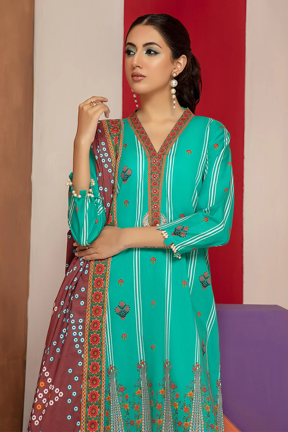 Shirt Trouser Dupatta - Image 4