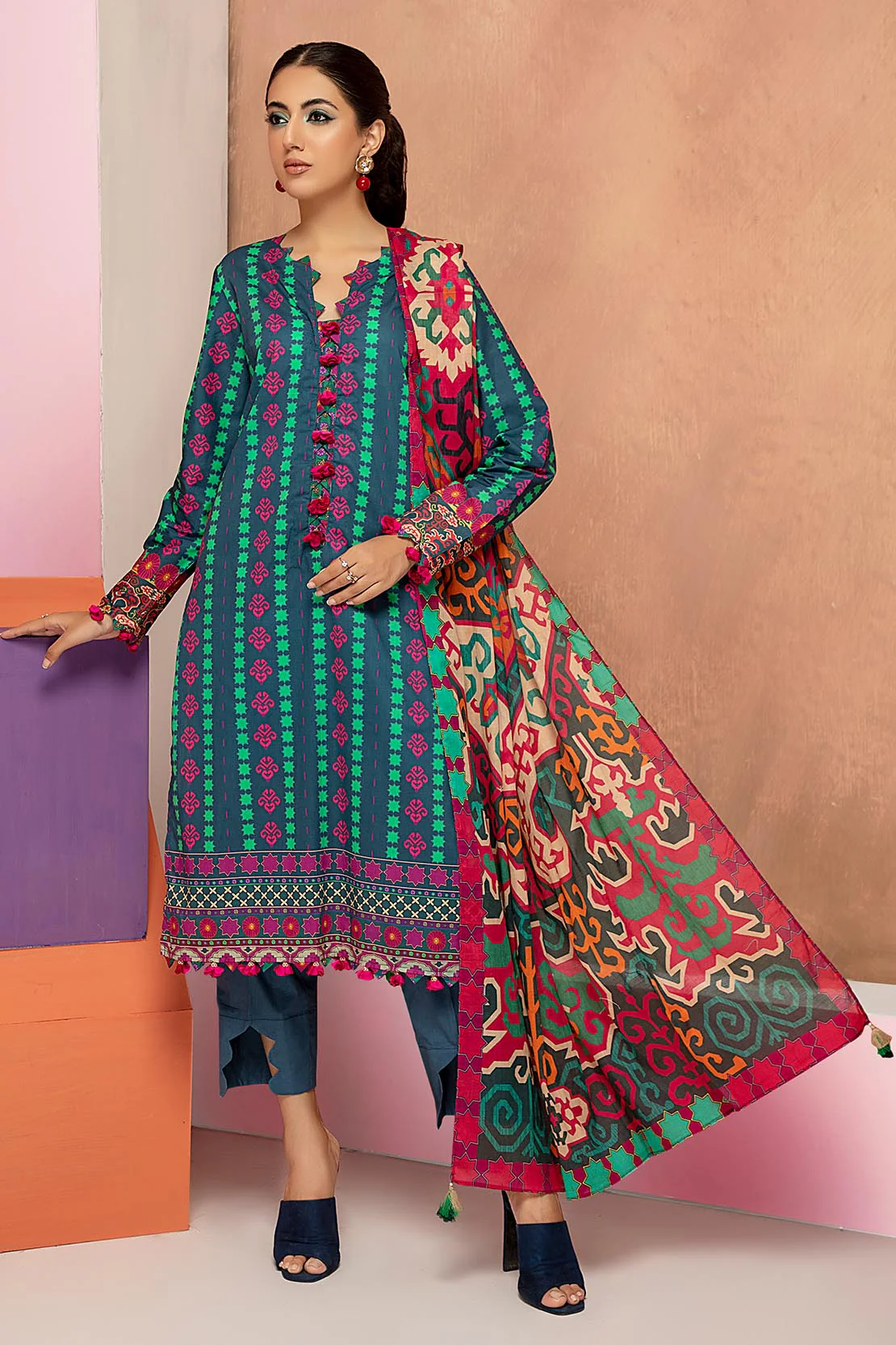 Shirt Trouser Dupatta - Image 3