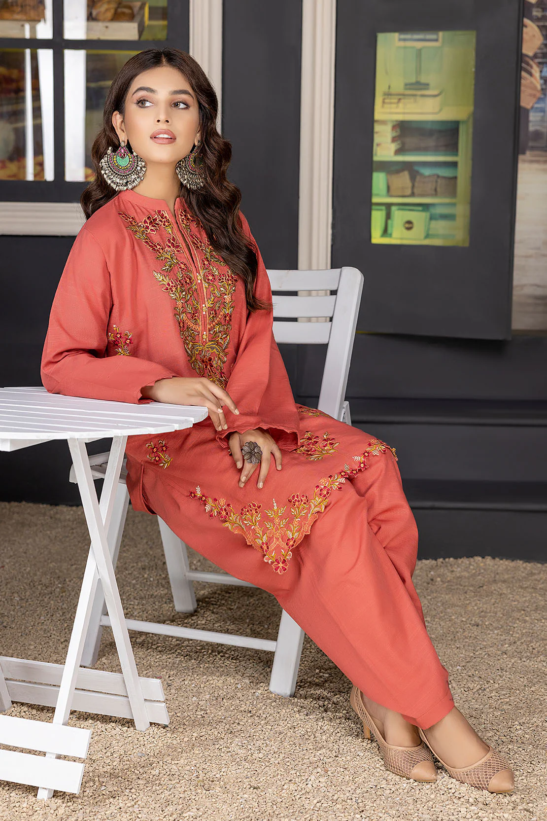 Solid Embroidered Shirt - Image 5