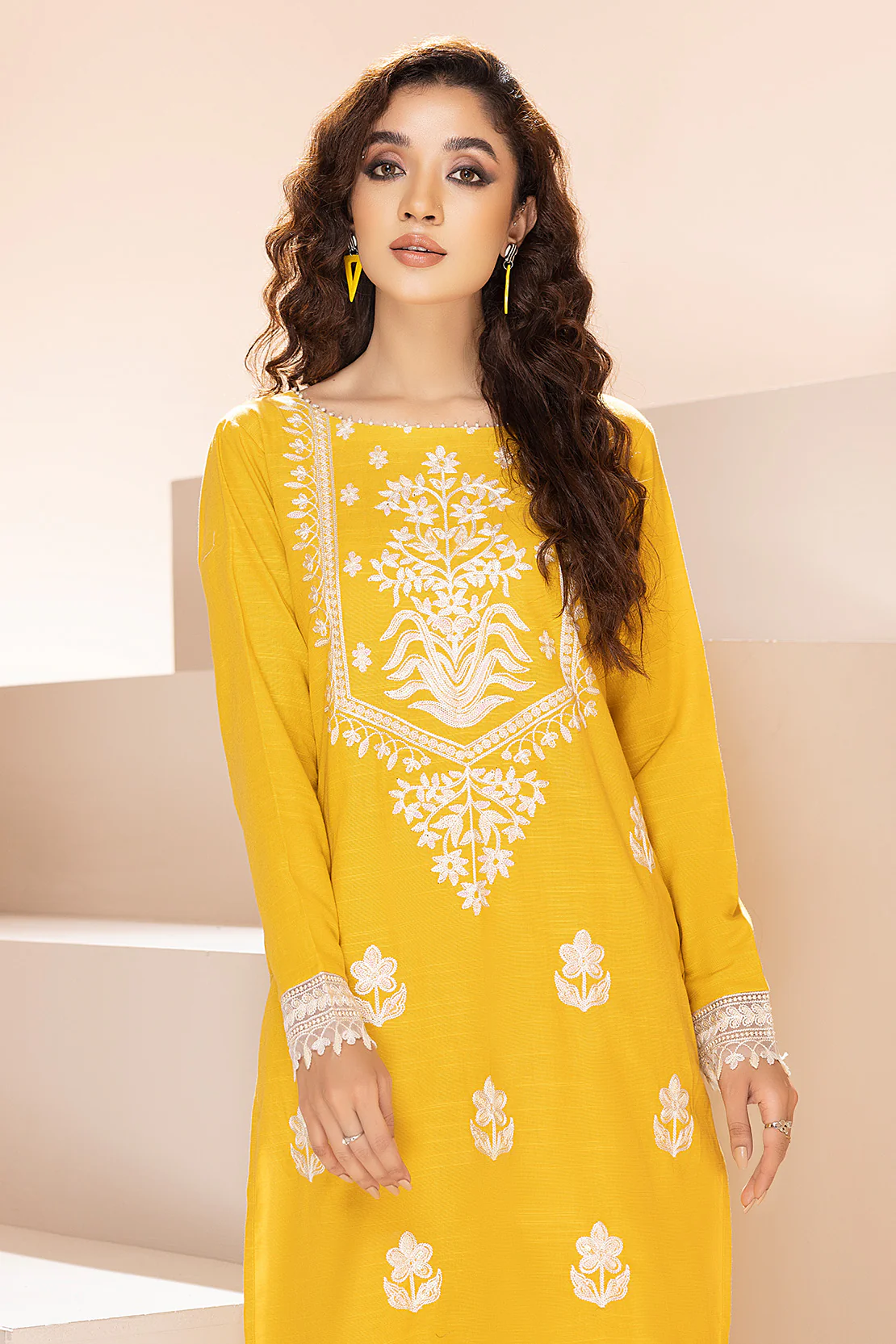 Solid Embroidered Shirt - Image 4