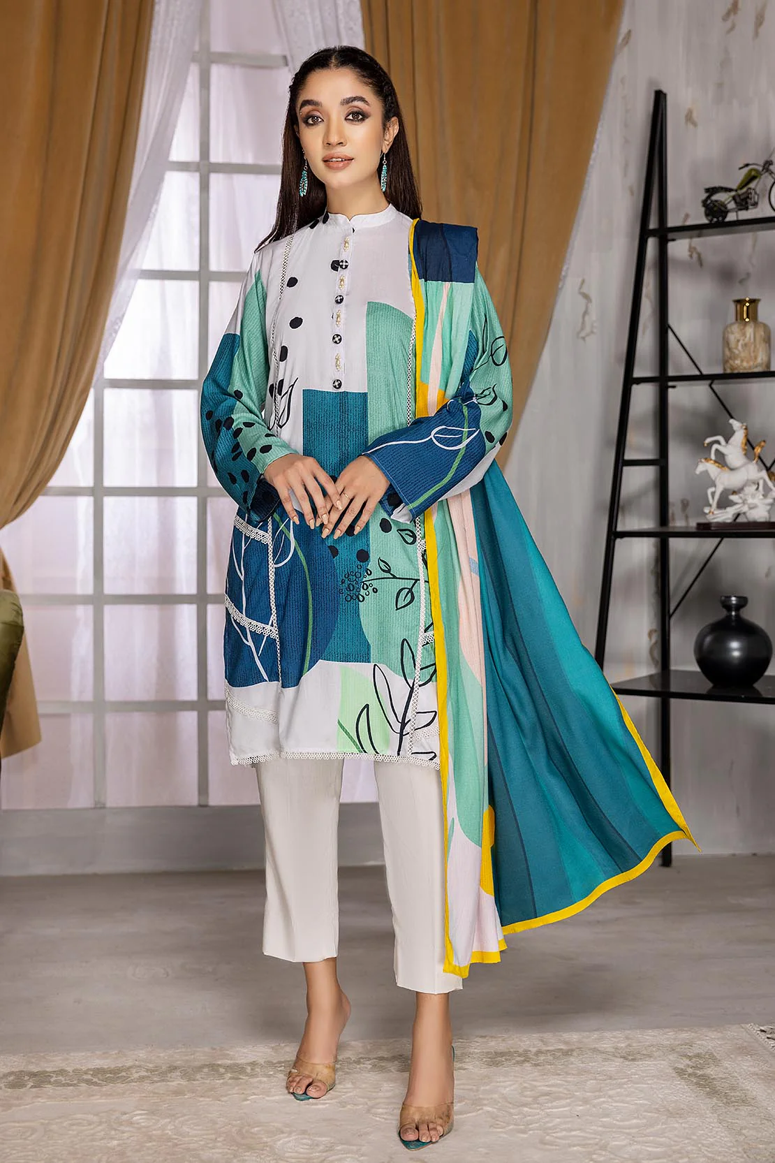 Shirt Trouser Dupatta - Image 4