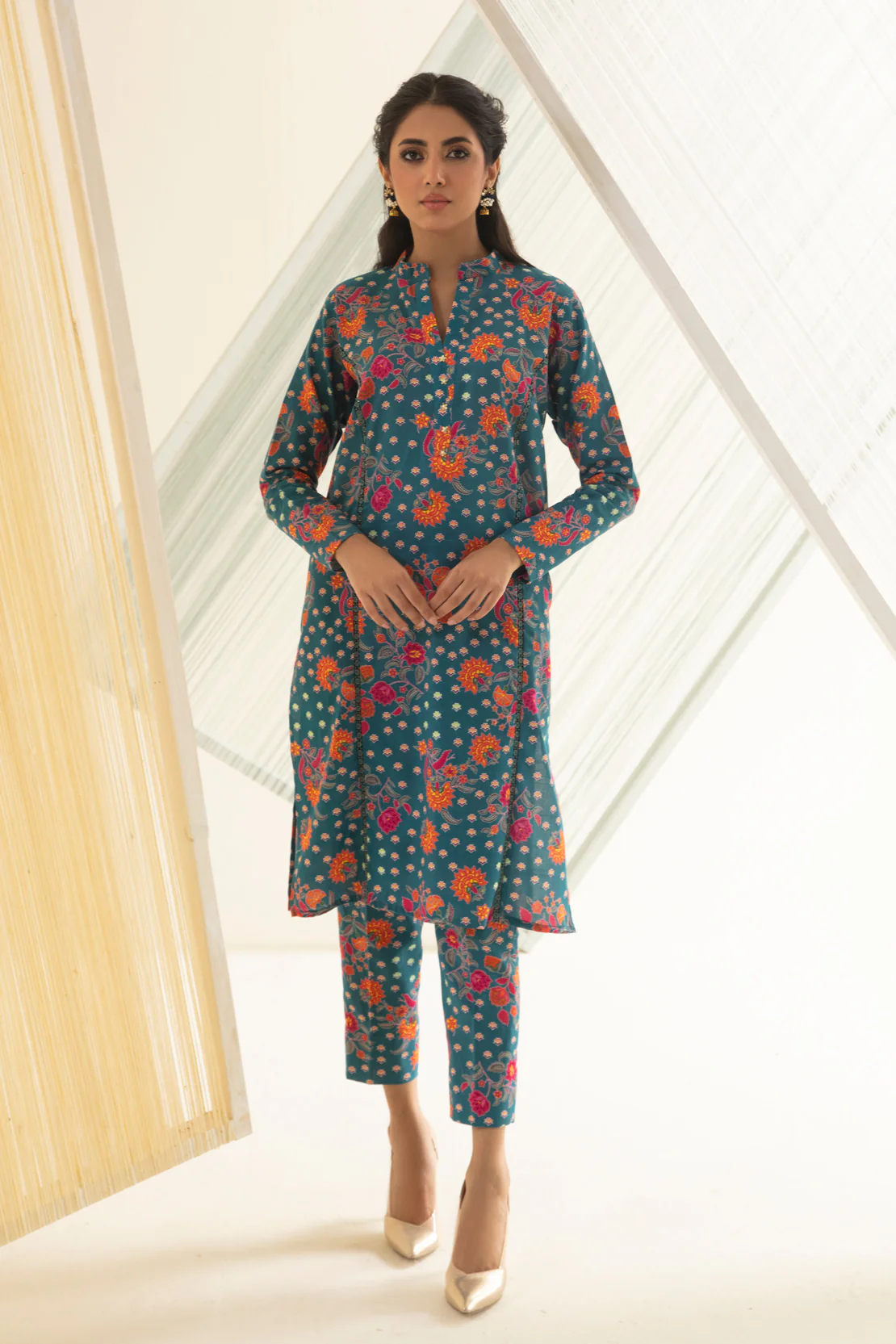 2 PC DIGITAL PRINT SHIRT & TROUSER
