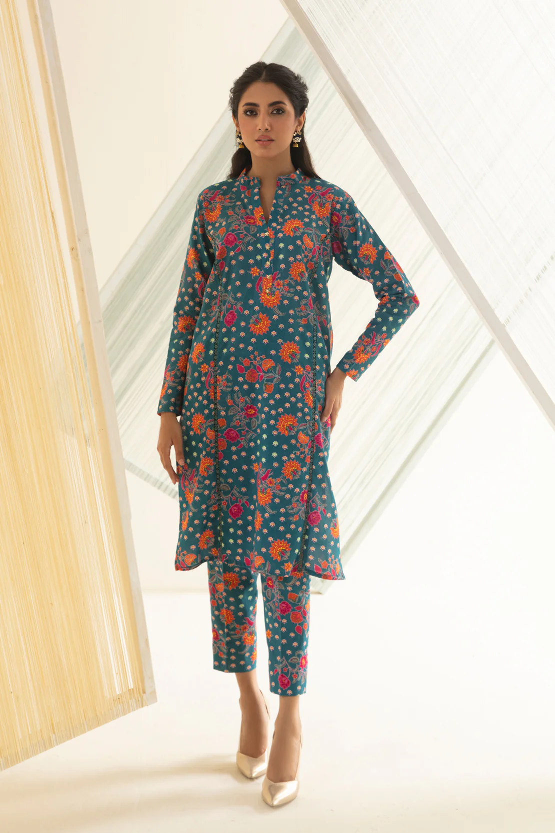 2 PC DIGITAL PRINT SHIRT & TROUSER - Image 2