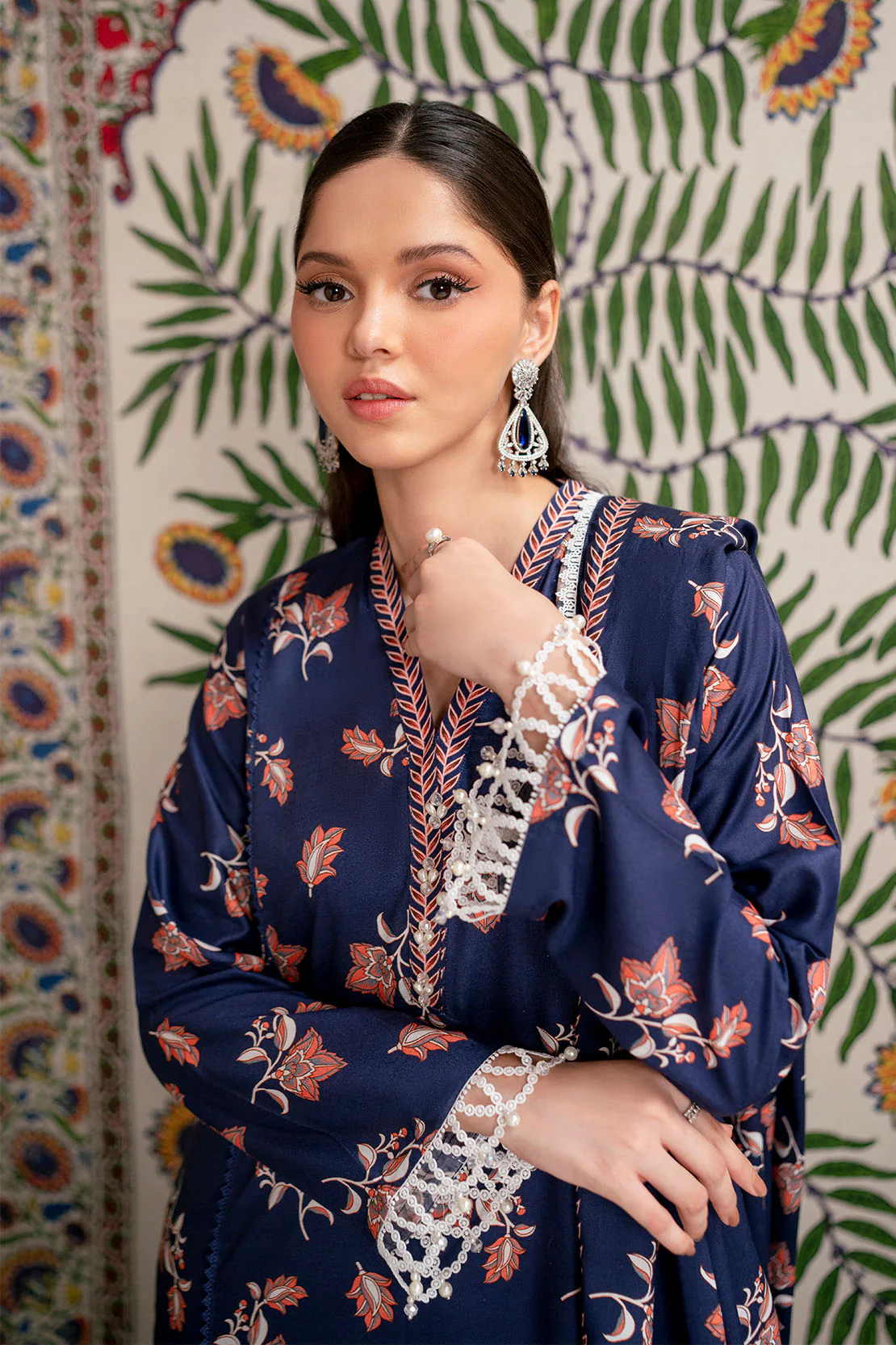 Printed - 3 Pc Linen Suit - Image 6
