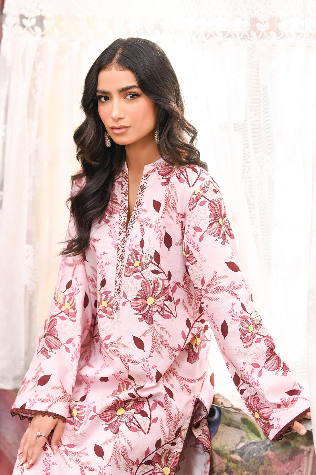 Printed - 2 Pc Khaddar Suit (Stitched) - Image 3