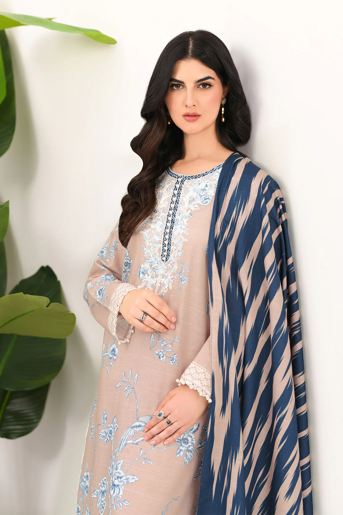 Embroidered - 2 Pc Khaddar Suit - Image 4