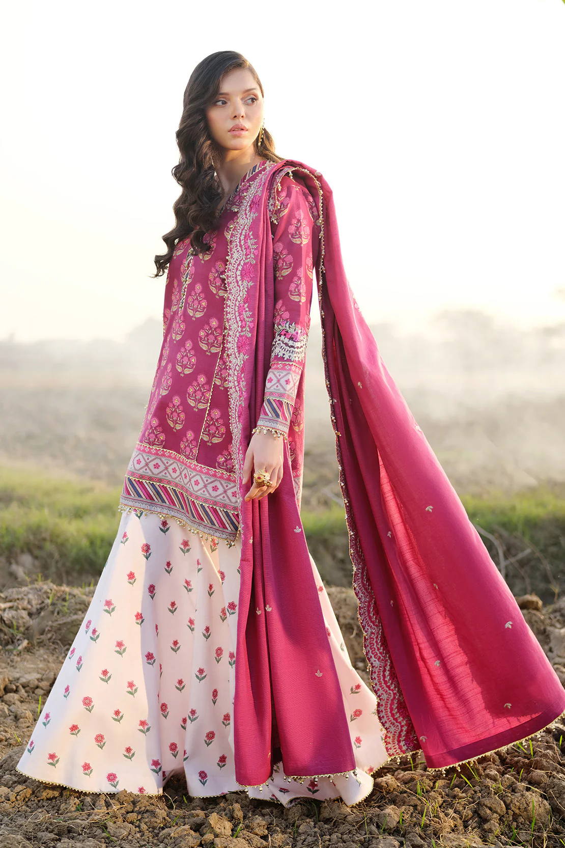 Embroidered - 3 Pc Khaddar Suit - Image 4