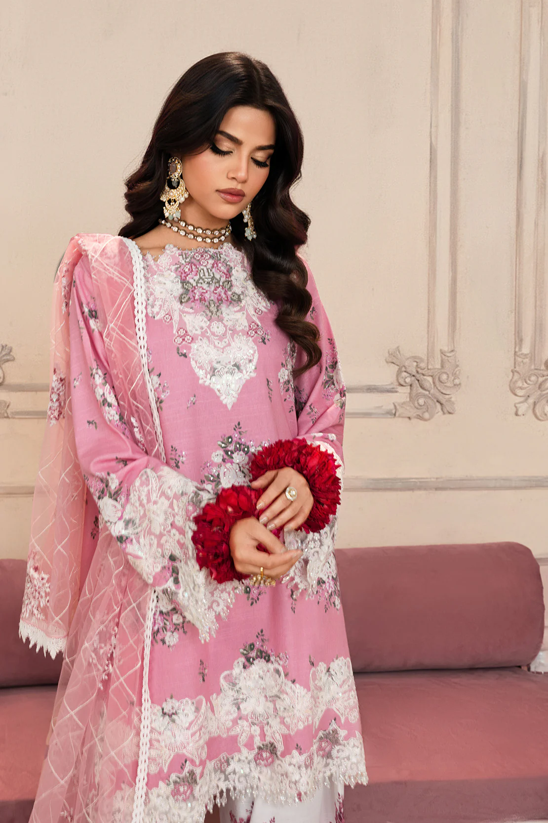 Premium - 3 Pc Khaddar Suit (RTW) - Image 10