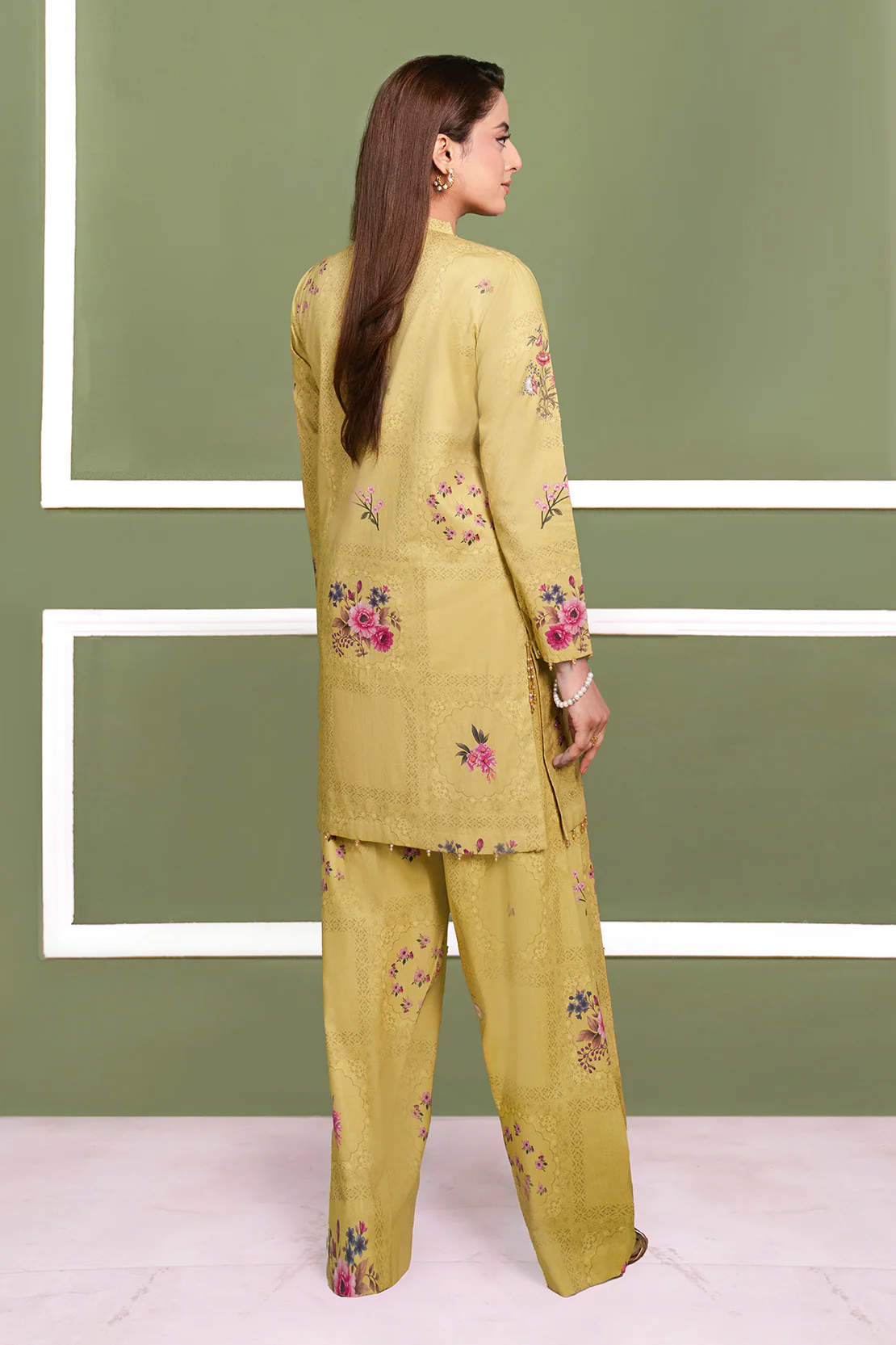 Printed - 2 Pc Cotton Viscose Suit - Image 6