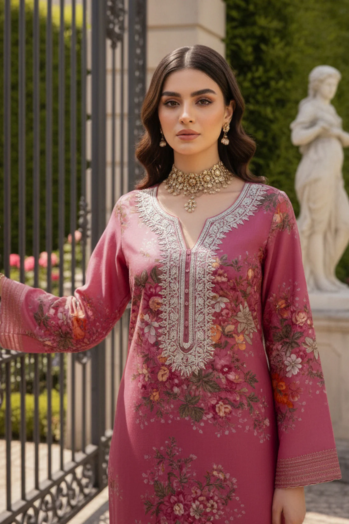 Embroidered - 2 Pc Karandi Suit - Image 5