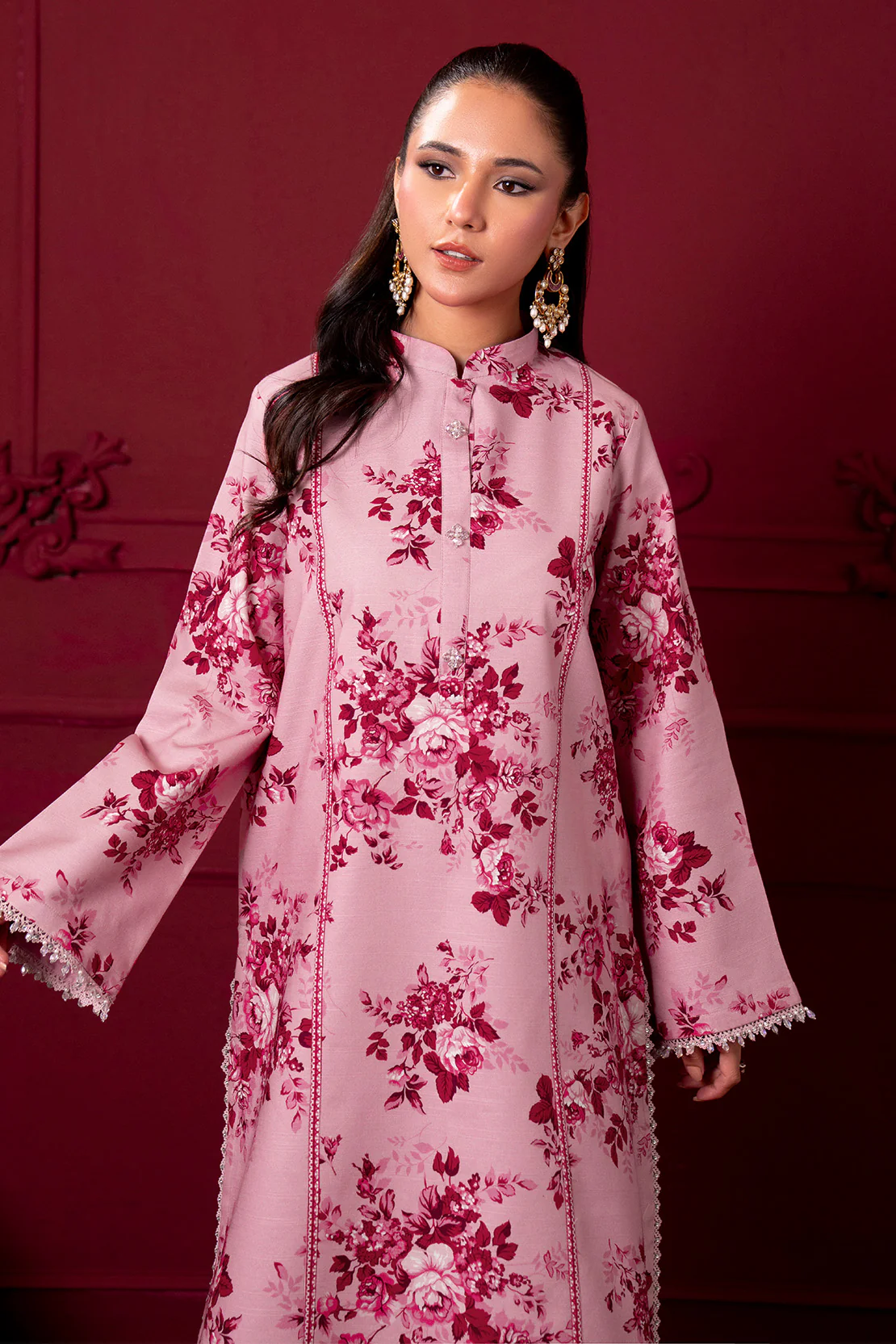 Printed - 2 Pc Karandi Suit - Image 5