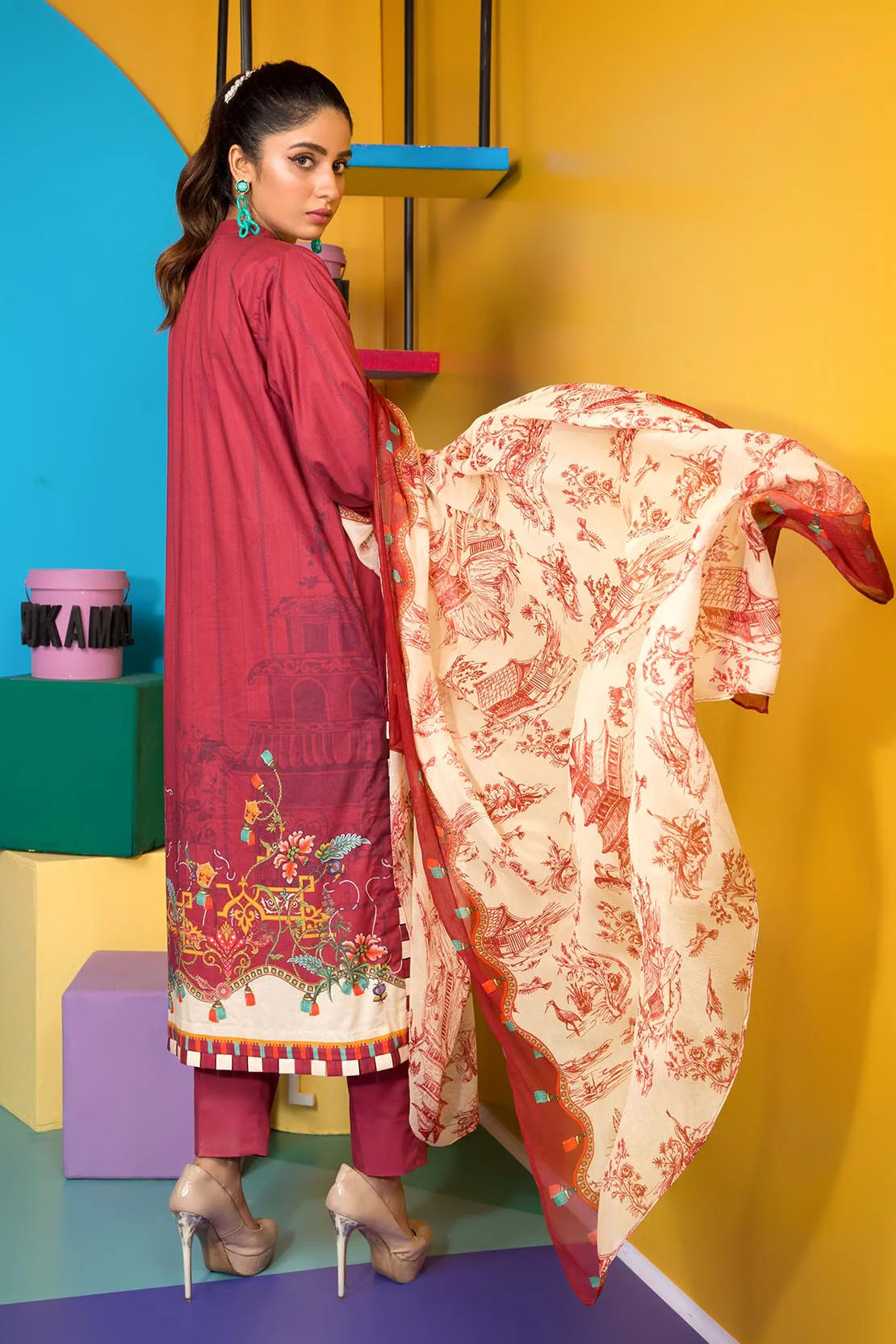 Shirt Trouser Dupatta - Image 2