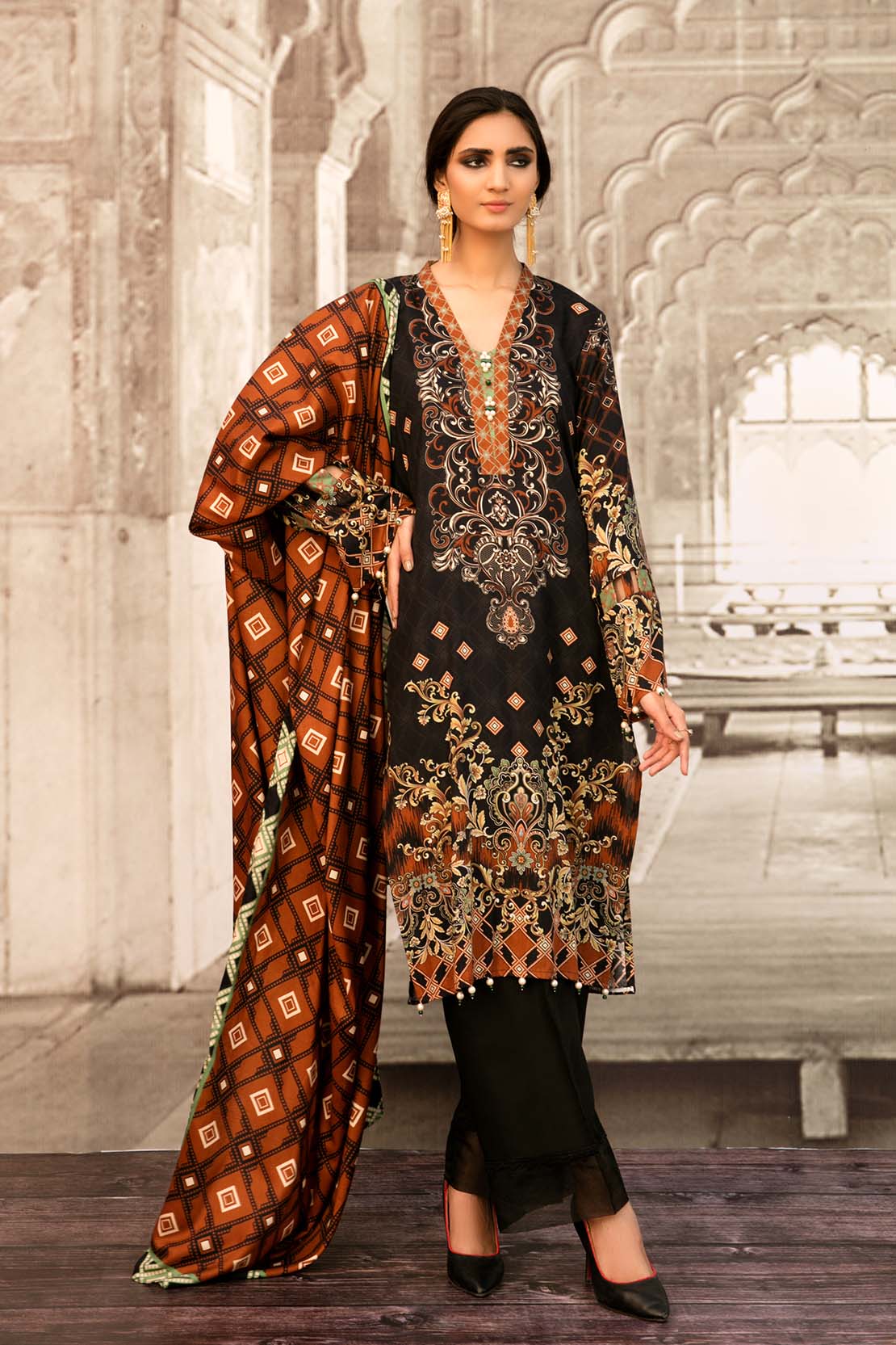 Shirt Trouser Dupatta - Image 3
