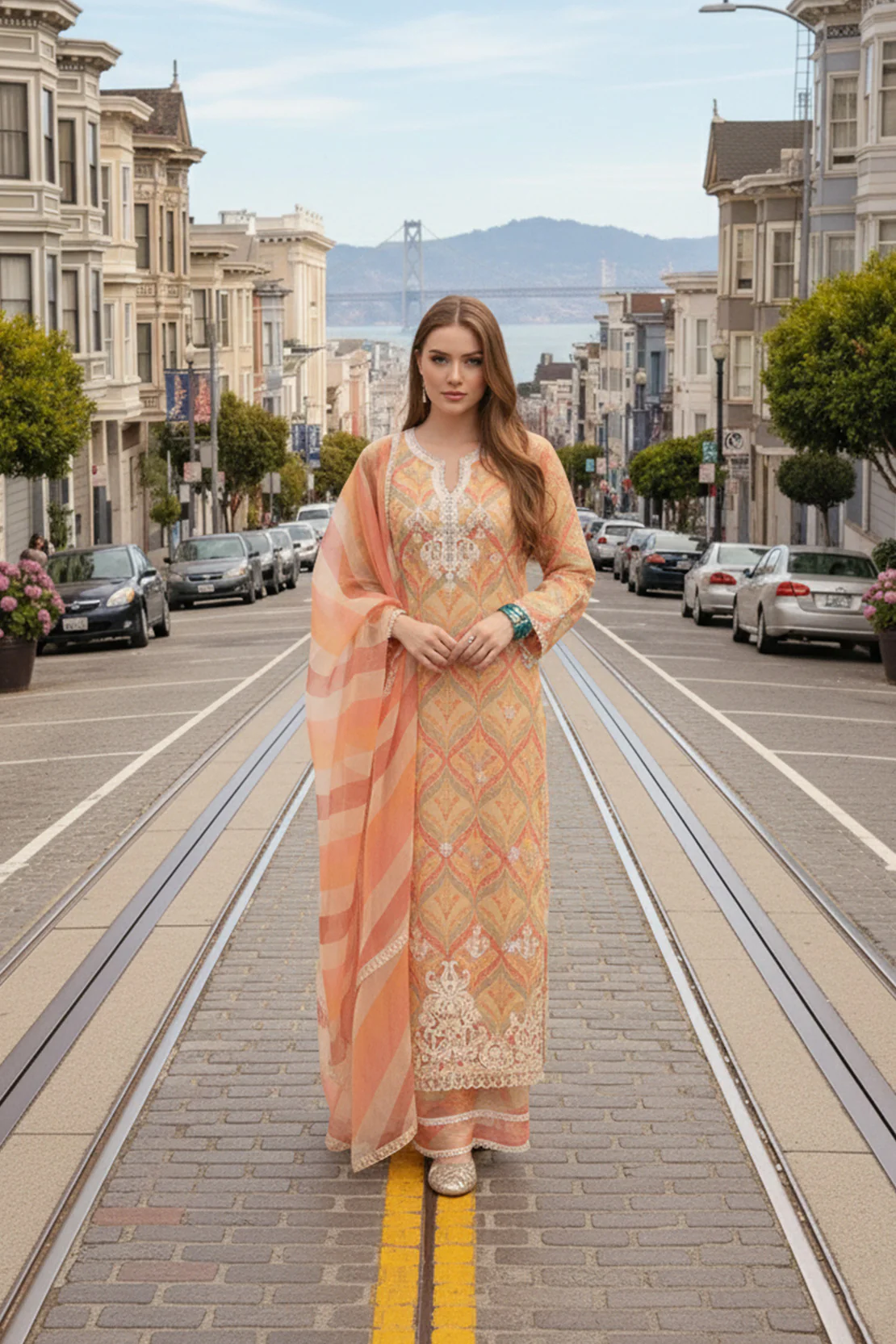 Hoor - 3PC Shirt, Dupatta & Pants LUXURY PRET