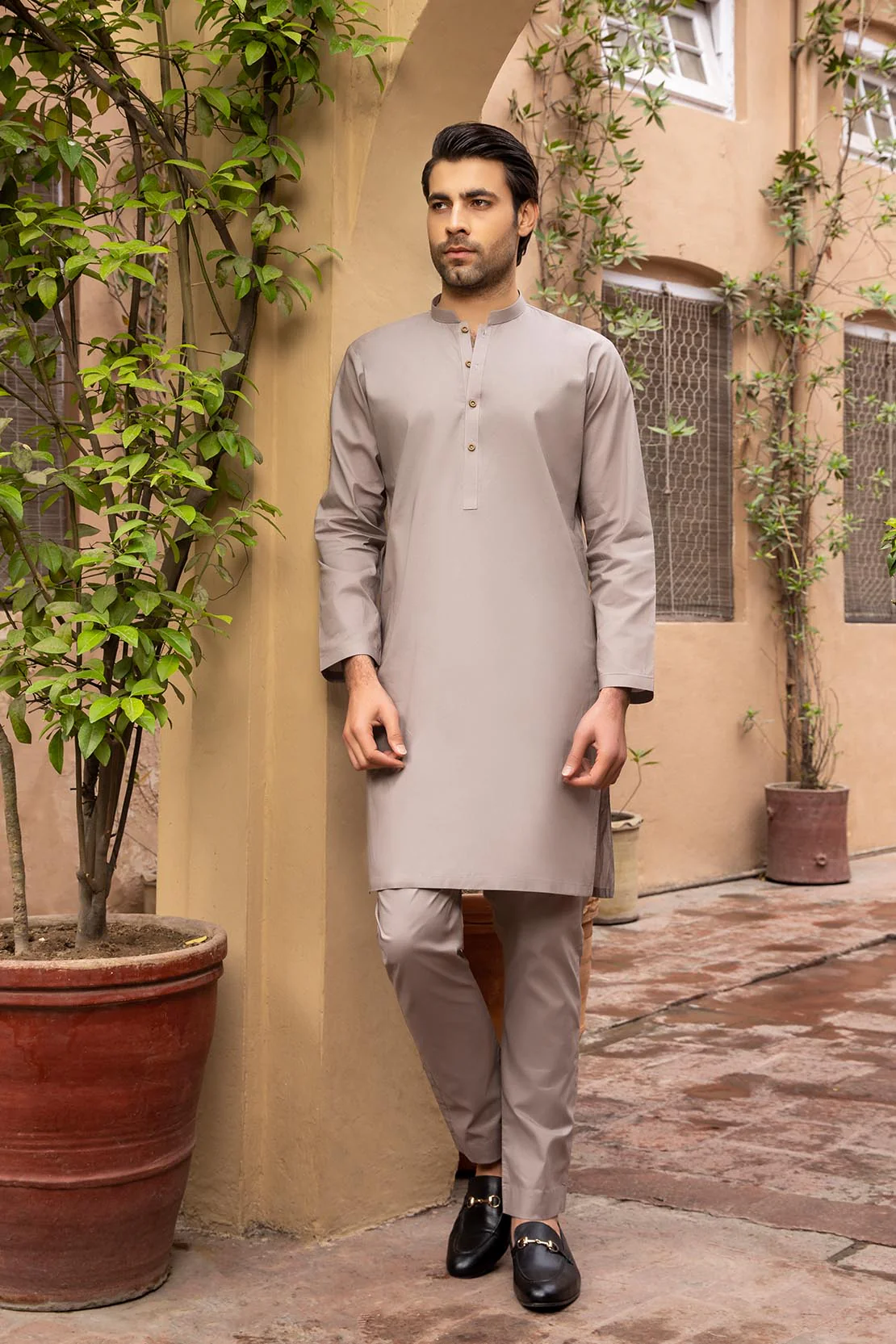 LM-1491 Suit Grey - Image 3