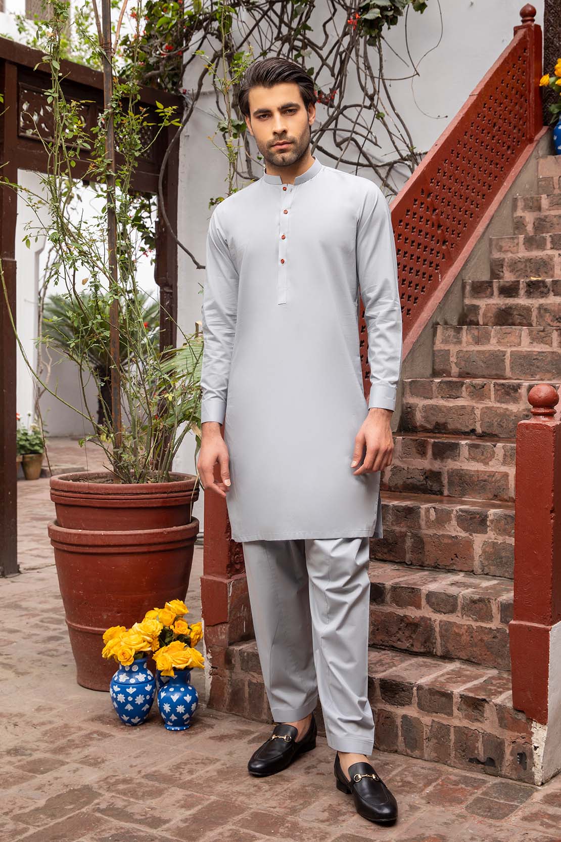 LM-1493 Suit Light Grey